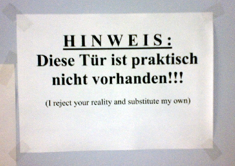 Durchgang verboten! Durchgang verboten!