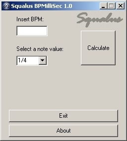 Squalus BPMilliSec 1.0
