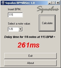 Squalus BPMilliSec 1.0 Squalus BPMilliSec 1.0