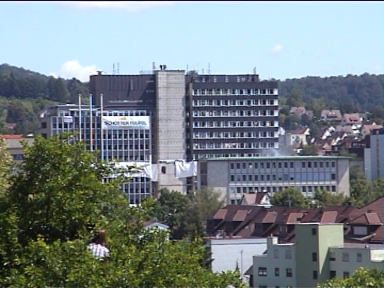 Sprengung der Leobau-Wüstenrot-Hochhäuser in Leonberg (30.05.2009) - Bild 1 Sprengung der Leobau-Wüstenrot-Hochhäuser in Leonberg (30.05.2009) - Bild 1