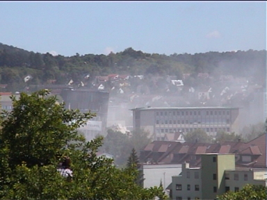 Sprengung der Leobau-Wüstenrot-Hochhäuser in Leonberg (30.05.2009) - Bild 6 Sprengung der Leobau-Wüstenrot-Hochhäuser in Leonberg (30.05.2009) - Bild 6
